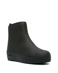 Bottines chelsea en cuir noires Bally