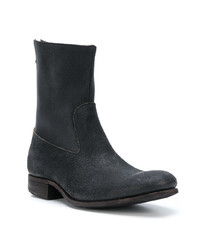 Bottines chelsea en cuir noires Carpe Diem