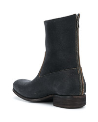 Bottines chelsea en cuir noires Carpe Diem