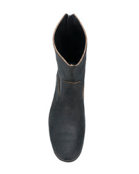 Bottines chelsea en cuir noires Carpe Diem