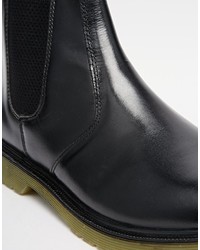 Bottines chelsea en cuir noires