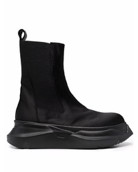 Bottines chelsea en cuir noires Rick Owens DRKSHDW