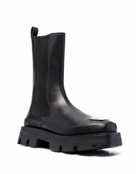 Bottines chelsea en cuir noires Misbhv