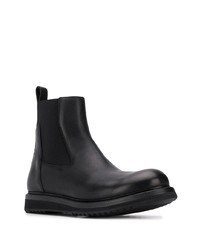 Bottines chelsea en cuir noires Rick Owens