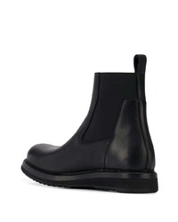 Bottines chelsea en cuir noires Rick Owens