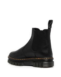 Bottines chelsea en cuir noires Dr. Martens