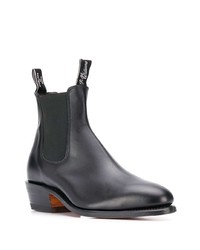 Bottines chelsea en cuir noires R.M. Williams