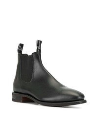 Bottines chelsea en cuir noires R.M. Williams