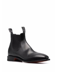 Bottines chelsea en cuir noires R.M. Williams