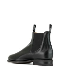 Bottines chelsea en cuir noires R.M. Williams