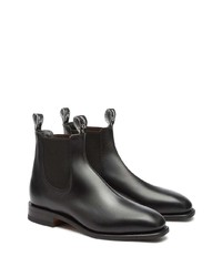 Bottines chelsea en cuir noires R.M. Williams