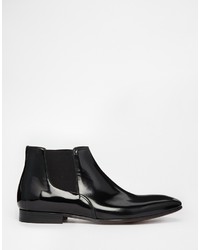 Bottines chelsea en cuir noires