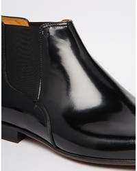 Bottines chelsea en cuir noires