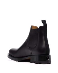 Bottines chelsea en cuir noires Valentino Garavani