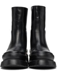 Bottines chelsea en cuir noires Valentino Garavani