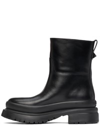 Bottines chelsea en cuir noires Valentino Garavani