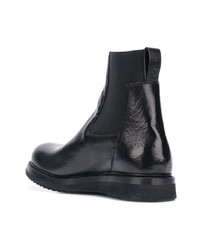 Bottines chelsea en cuir noires Rick Owens