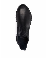 Bottines chelsea en cuir noires Diemme