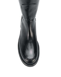 Bottines chelsea en cuir noires Ann Demeulemeester