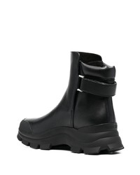 Bottines chelsea en cuir noires Ambush