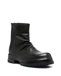 Bottines chelsea en cuir noires 424