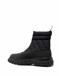 Bottines chelsea en cuir noires Thom Browne