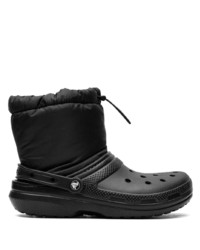 Bottines chelsea en cuir noires Salehe Bembury x Crocs