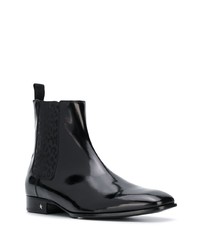 Bottines chelsea en cuir noires Jimmy Choo