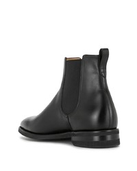 Bottines chelsea en cuir noires Bally