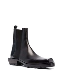 Bottines chelsea en cuir noires Cesare Paciotti