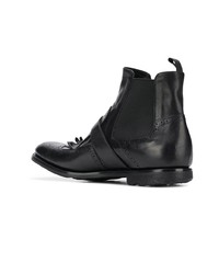 Bottines chelsea en cuir noires Church's