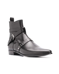 Bottines chelsea en cuir noires IRO