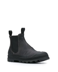 Bottines chelsea en cuir noires Officine Creative