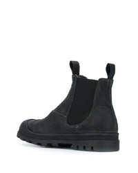 Bottines chelsea en cuir noires Officine Creative