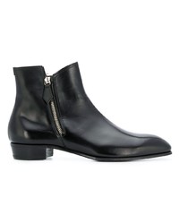 Bottines chelsea en cuir noires Lidfort