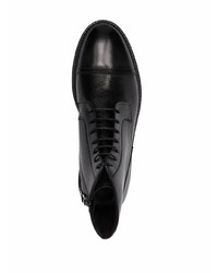 Bottines chelsea en cuir noires Henderson Baracco