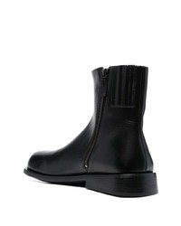 Bottines chelsea en cuir noires Marsèll