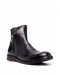 Bottines chelsea en cuir noires Officine Creative