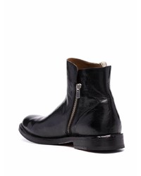 Bottines chelsea en cuir noires Officine Creative