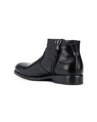 Bottines chelsea en cuir noires Leqarant