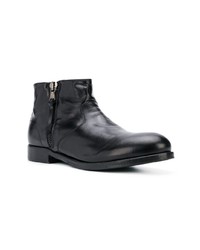 Bottines chelsea en cuir noires Leqarant