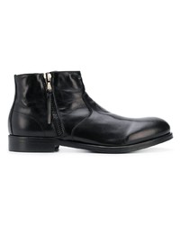 Bottines chelsea en cuir noires Leqarant