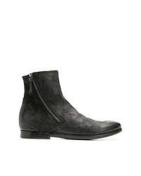 Bottines chelsea en cuir noires Silvano Sassetti