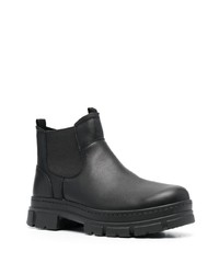 Bottines chelsea en cuir noires UGG