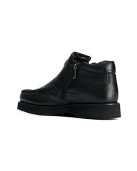 Bottines chelsea en cuir noires Baldinini