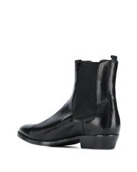 Bottines chelsea en cuir noires Buttero