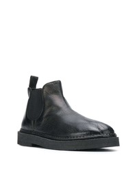 Bottines chelsea en cuir noires Marsèll