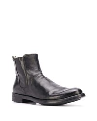 Bottines chelsea en cuir noires Officine Creative