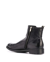 Bottines chelsea en cuir noires Officine Creative