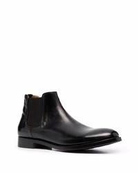 Bottines chelsea en cuir noires Alberto Fasciani